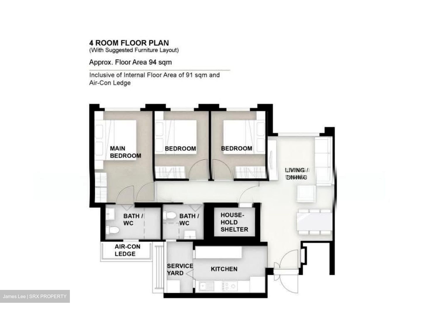 Blk 471B Hougang Parkview (Hougang), HDB 4 Rooms #543911291